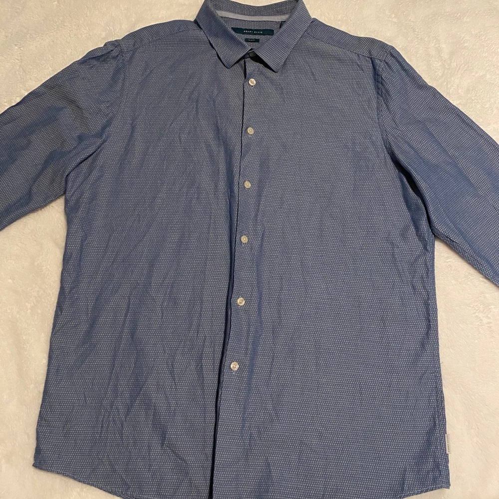Perry Ellis Blue Dress Shirt